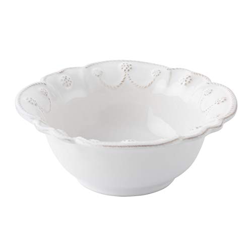 Juliska Jardins du Monde Cereal/Ice Cream Bowl - Whitewash