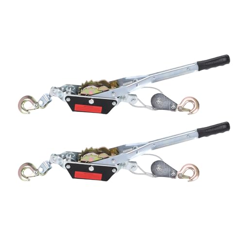 Winch manual Bnineteenteam 4400 lbs con 2 ganchos miniatura 2
