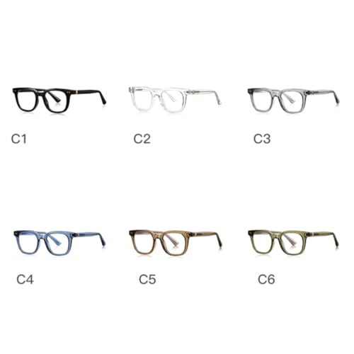 Lunettes TR90 pour femmes acétate transparent monture tendance - 7
