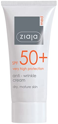 Ziaja Med Spf 50+ - Crema antiarrugas (piel madura, 50 ml)