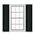 Pontiac Trail Raised Panel Vinyl Shutters (1 Pair) | 12” x 71” - Heathered Spruce | Exterior Window Shutters | Includes Mounting Hardware | Simple Installation | Made in USA
