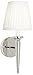 NORWELL 8212-PN-WS Georgetown 1 Light Sconce, Polish Nickel Finish