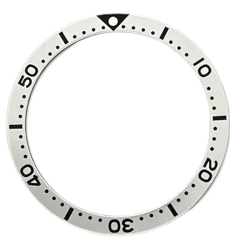 38mm Stainless Steel Flat Bezel Insert for SKX007 SKX009 SRPD Diver Watch Mod NH35 NH36 DIY Replacement