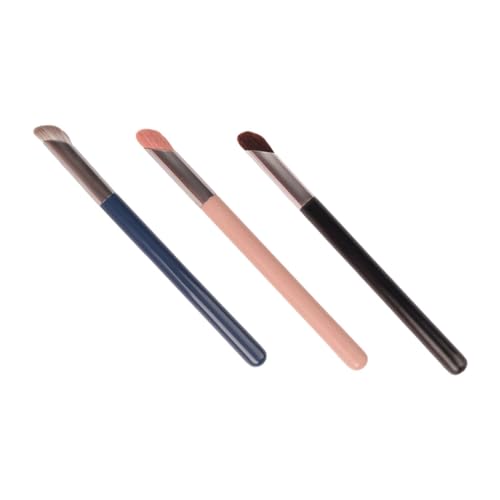 Gogogmee 3Pcs Finger Shaped Concealer Brush for Makeup Random Color Eyeshadow Brush for Nose Shadow Dark Blemish Coverage Versatile Cosmetics Tool for Finish