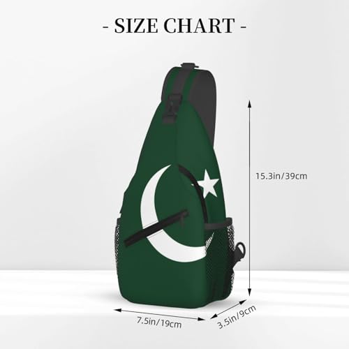 Mochila Unisex con Estampado Bandera de Pakistán miniatura 3