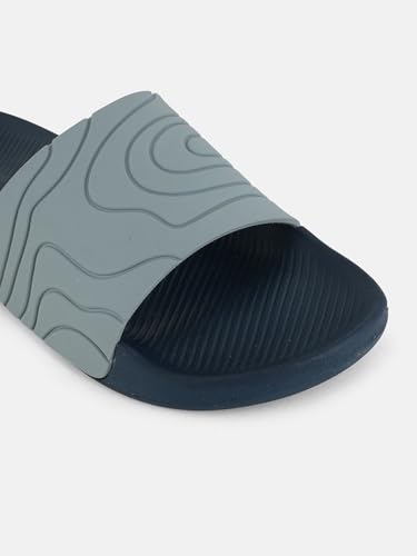 Image of Men & Boys Embossed Sliders | Soft EVA Flip Flops & Slippers