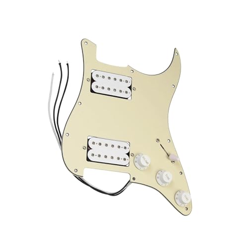 Pickguard pré câblé HH Alnico 5 Humbucker pour un son rock puissant