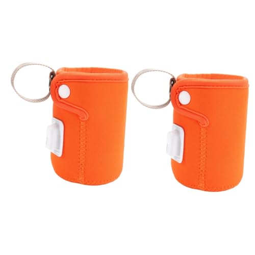 MOLUCKFU 2pcs Portable Bottle Warmer Bag Insulated Milk Warmer Heater for Babies