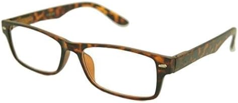 ColorViper basic square reader Unisex te spring temple Reading Glasses 52mm-15mm-138mm (matte tortoise, 1.50)