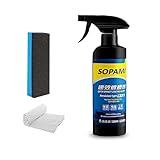 Car Coating Spray, Sopami Quick Effect Coating Agent, Quickly Coat Car Wax-Easy to Use Polish Spray Waterless Wash Wax, 16.9 fl.oz - 500ml (1 Set)