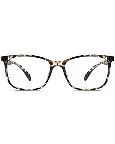 ANRRI Blue Light Blocking Computer Glasses, Anti Eyestrain UV Filter Lens Lightweight Frame
