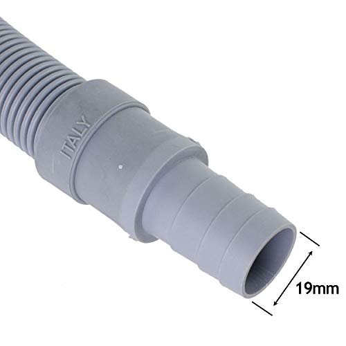 SPARES2GO Universal Cold Water Fill Long 3.5m Inlet Pipe + 2.5m Drain Hose Extension Kit