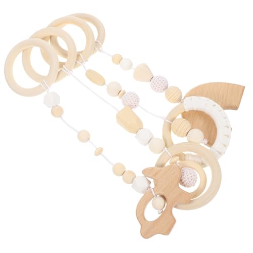 UPKOCH 4個新生児用吊り下げ式おもちゃ 幼児用ジム玩具 ベビー ラック対応 ベビールーム装飾用室内オーナメント 視覚触覚発達を促す軽量設計