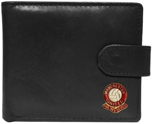 KnightManchester United Football Club Black Leather Wallet