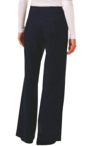 Splendid Women's Wide Leg Pull On Ponte Pants, Navy, XL2
