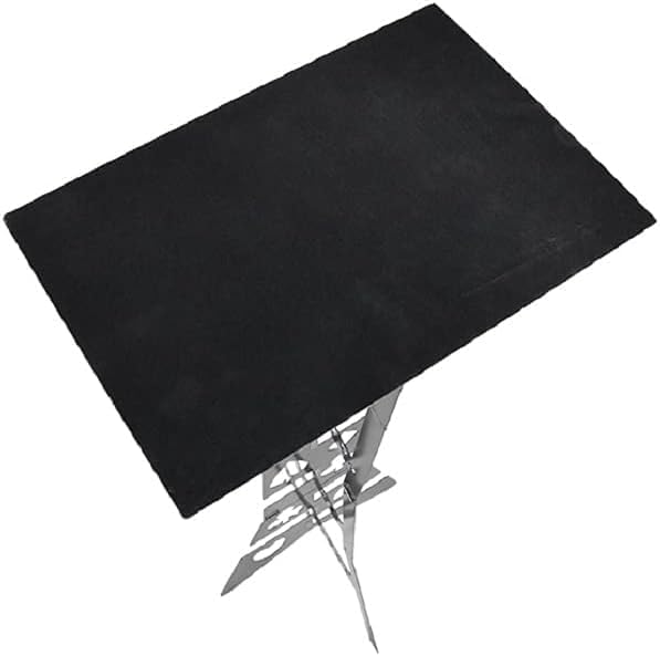 blue-ther Magic Tricks Aluminum Magic Folding Table (Alloy,Black Color) Magicians Best Table Stage Close Up Illusions Gimmick Accessories