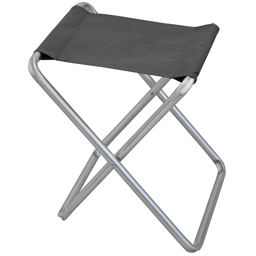 milani home - sgabello da campeggio, alluminio e textilene...