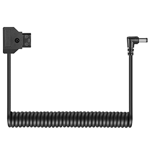 D-Tap 2 Pines Cable Adaptador Macho a CC de 5.5 * 2.5 mm para Montaje en V Anton Batería para cámara Digital Cable de Resorte Cover