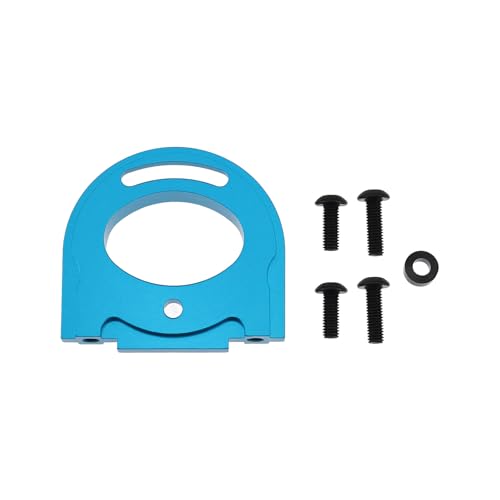 OTOTEC 1Pc Aluminum Adjustable Motor Mount Plate Compatible with Tamiyas TT02 Drift On Road Touring Cars, Blue