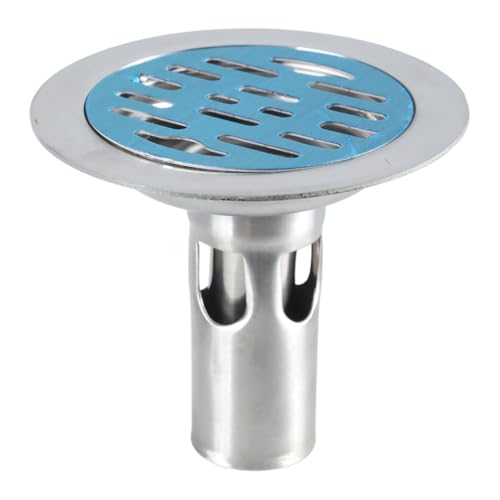 Scarico rotondo per pavimento doccia, in acciaio inox, filtro per pavimento rotondo, antiodore, facile da installare