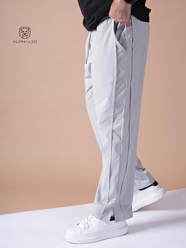 Image of ALPHALEO Styish Venice Baggy Cargo Pants Ideal Everyday and Active Wear Relaxed Fit Korean Pants for Mens
