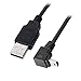 chenyang Mini USB Cable USB 2.0 Male to Mini USB 5 Pin Male 90 Degree Down Angled Charging Data Transfer Extension Cable 0.5M