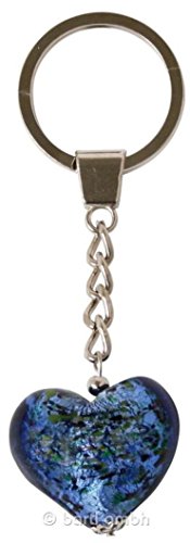 Bartl Glazen hart als sleutelhanger in geschenkdoos.