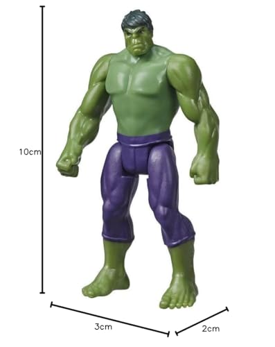 Marvel Avengers Hulk 3.75 Inch 9.5cm Articulated Action Figure, Multicolor - Image 3
