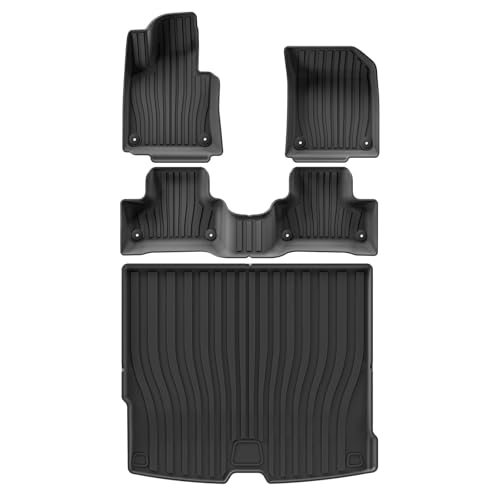 �ɓK������ �{���{ XC60 2018-2025 �t���[�G���J�[�p�t���A�}�b�g �g�����N�p�b�h �J�[�S���C�i�[ TPE �S�V��^ �u���b�N �A�N�Z�T���[ YFGHJLNPQ(LHD 4PCS)