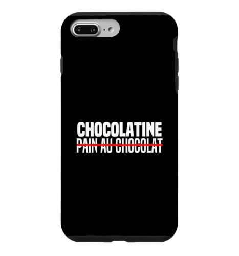 Chocolatine Ou Pain Au Chocolat Team Chocolatine Humour Coque pour iPhone 7 Plus/8 Plus