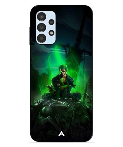 Image of Premium Anime 1 Case for Samsung Galaxy A13 (Glossy Finish) Soft-Touch Metal TPU Back Cover, Shockproof, Designer, Aesthetic Mobile Phone Case