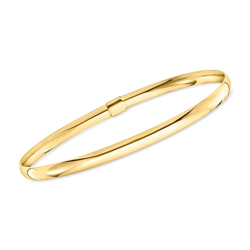 Ross-Simons Italian 14kt Yellow Gold Bangle Bracelet