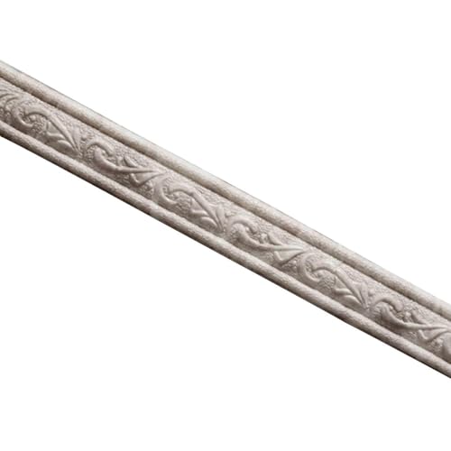Glugahrif Cenefa adhesiva decorativa de líneas de pared, revestimiento de pared, revestimiento de rodapiés, cenefa autoadhesiva para papel pintado, líneas decorativas adhesivas de pared para el hogar,