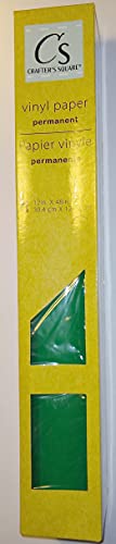 CS Vinyl Paper Permanent 12in. X 48in. Green