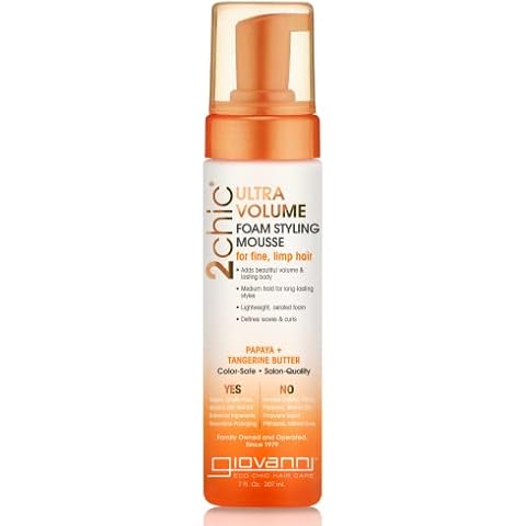 GIOVANNI Ultra-Volume Foam Styling Mousse Cover