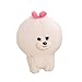 YWSZJ Giocattolo Bianco Cane Peluche Occhi in Piedi Grande Ragazza Ragazzo Coppia Regalo di Compleanno 30-40 cm (Color : Pink, Size : 30CM)
