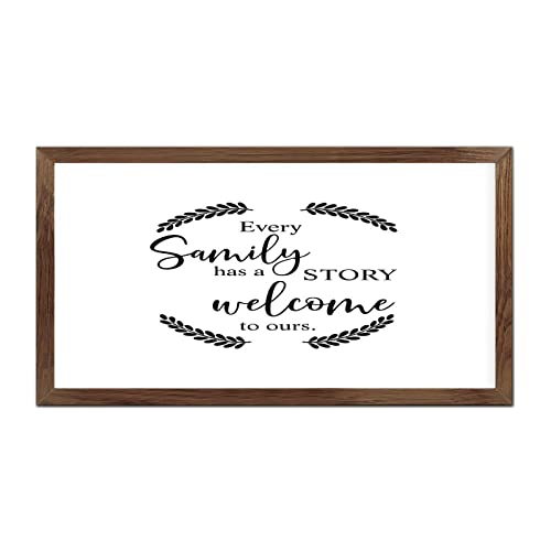 Plaque en bois rustique chic pour une entree de maison accueillante et chaleureuse