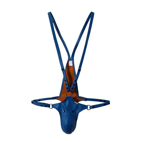 JOCKMAIL Men's Sexy Thong Leotard Bodysuit Singlet Jumpsuit One-Piece G-String Underwear3