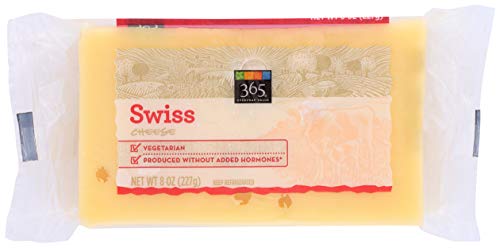 365 Everyday Value, Swiss Cheese, Bar, 8 oz