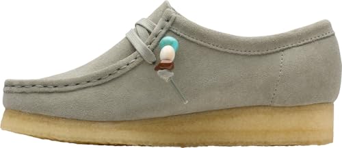 Image of Clarks Women's Wallabee in Sage Suede