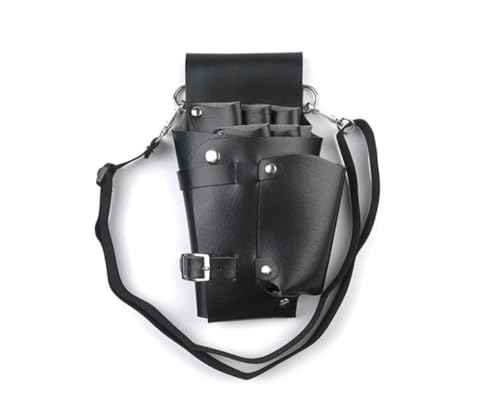 Sac de coiffure pour les professionnels, sac de ciseaux de coiffeur en cuir, sac d'outils de coiffure, étui de ciseaux de coiffeur Barber, sac d'outils au...