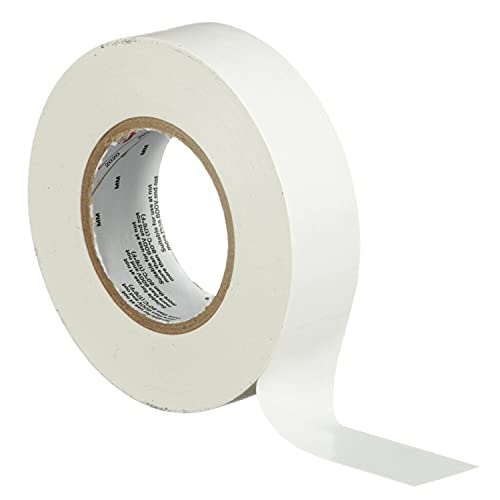 Image of 3M Temflex Vinyl Electrical Tape 165, 3 /4 in x 60 ft, White, 10 Roll Pack | Multi-Purpose, 19 mm x 18 m
