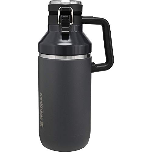 STANLEY Ceramivac Go Growler, 64oz Stainless Steel Vacuum Insulated Beer Growler, Rugged Growler with Stainless Steel Interior, 24 Hours Cold and 4 Days Ice Retention