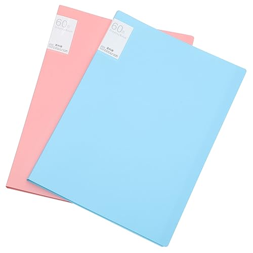 Chemise de Classement Plastique Grand Format : Lot de 2 Pochettes de Rangement Peinture et Papier