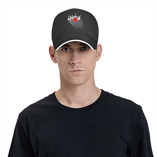 Gorra Unisex Ajustable Estilo Bowling y Baseball miniatura 2