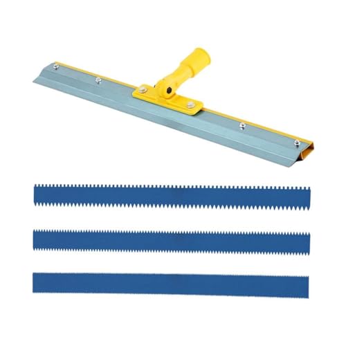 Raclette à époxy de nivellement pour sol ciment et applicateur cranté - 8