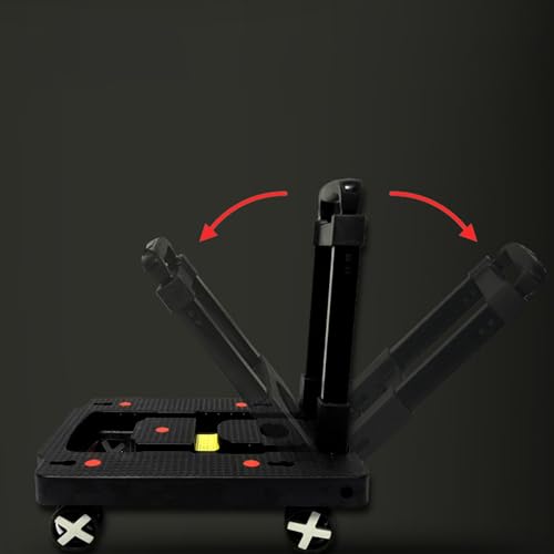 Tyenaza Carretilla Mini Plegable Carga 100kg 31.5x40cm miniatura 3