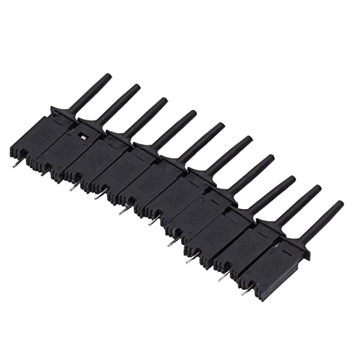 Image of 10Pcs Mini Grabber,Test Hook Clips SMD IC Mini Jumper Probe Test Hook Grabber Clips, for Logic Analyzer Electronic Experiment Multimeter
