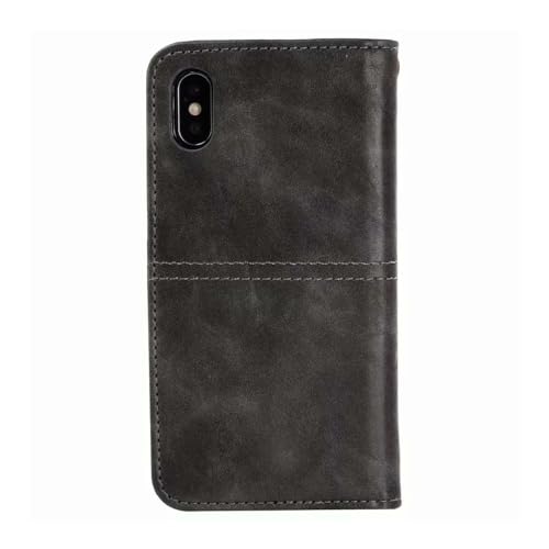 Étui cuir iPhone 16 Pro Max 6,9" JiuRui étui portefeuille marron