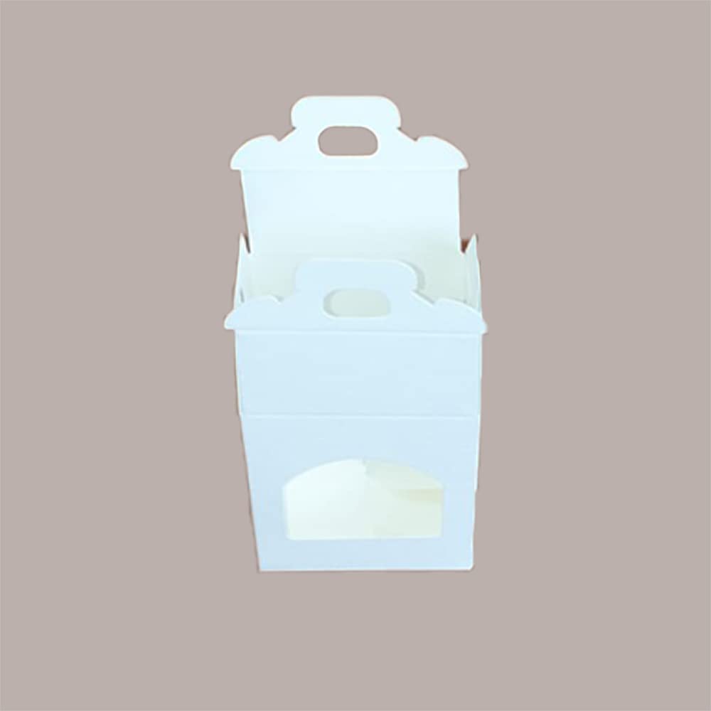 Porta Vasetti Lucgel In Cartone - 3 Fori Per Vasetti Di Creme E Salse, Confezione Da 10 Pezzi - Foto 10